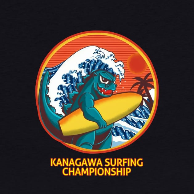 kanagawa surfing champion by Belingapa